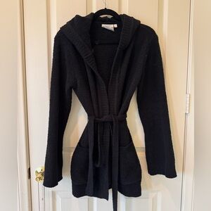 Kashwere  Black Hooded Women's Sweater